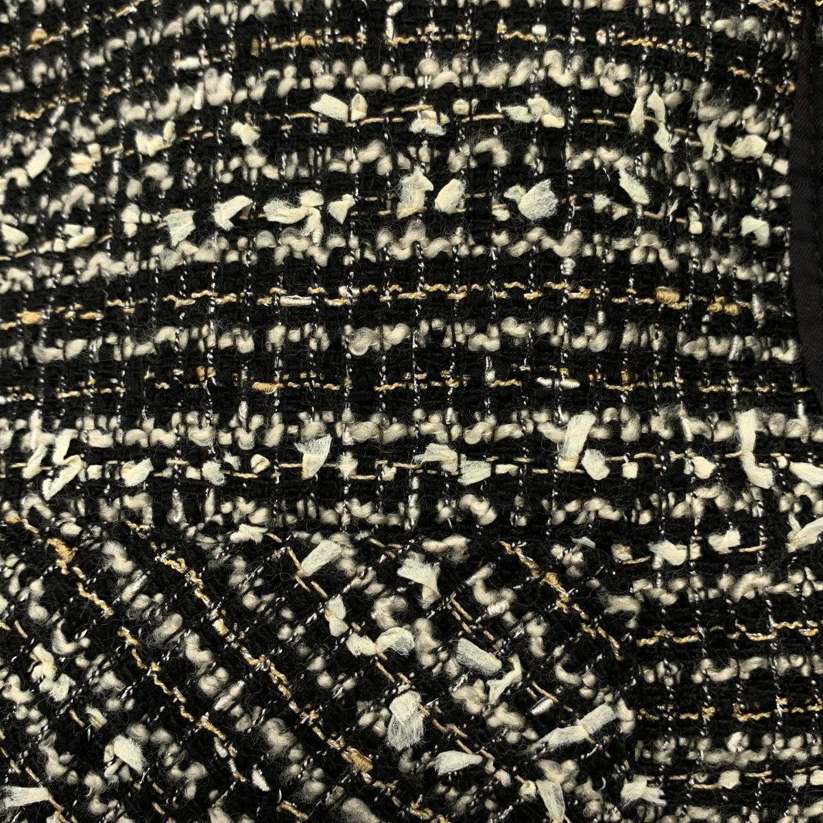 TANAKA / タナカ POPOVER WORK SHIRT / ツイード フリンジ オーバーシルエット スリット プルオーバー / 総裏地