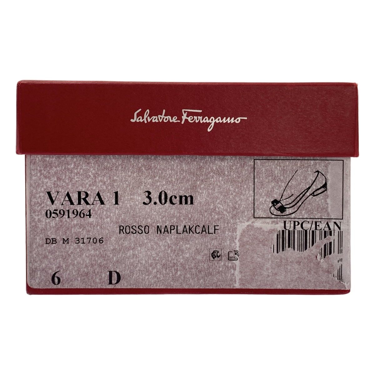 Salvatore Ferragamo / サルヴァトーレフェラガモ VARA / ヴァラ パテントレザー ロゴ リボン チャンキーヒール パンプス