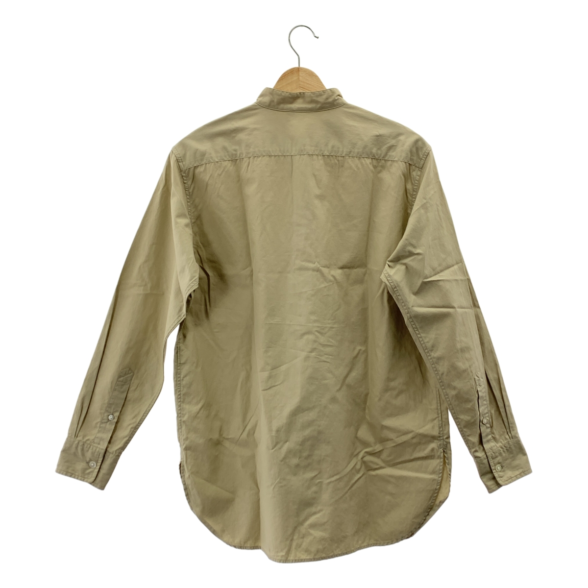 AURALEE / オーラリー WASHED FINX TWILL SHIRTS / バンドカラー シャツ