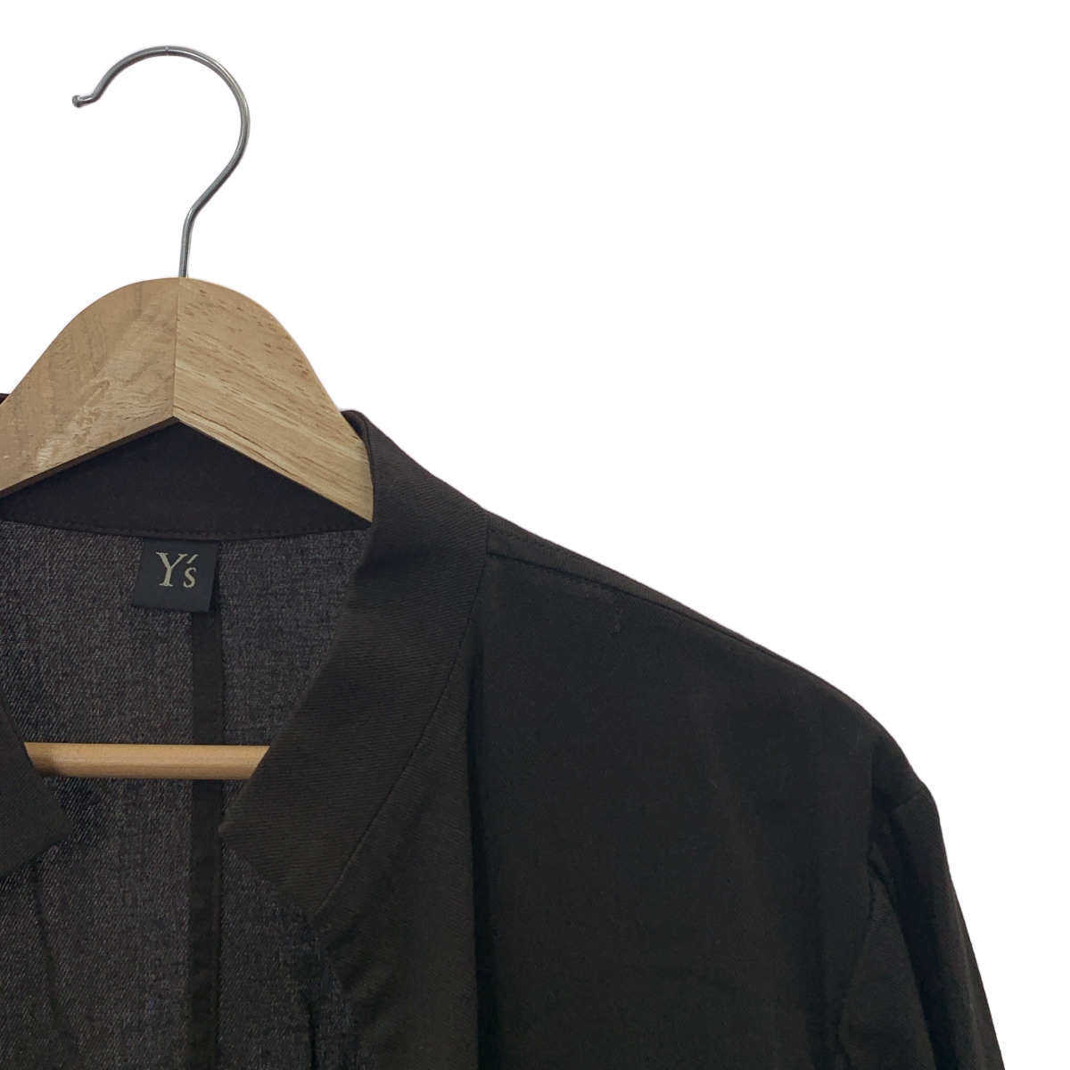 Y's / ワイズヨウジヤマモト フロントフックデザイン ツイルコットン ジャケット