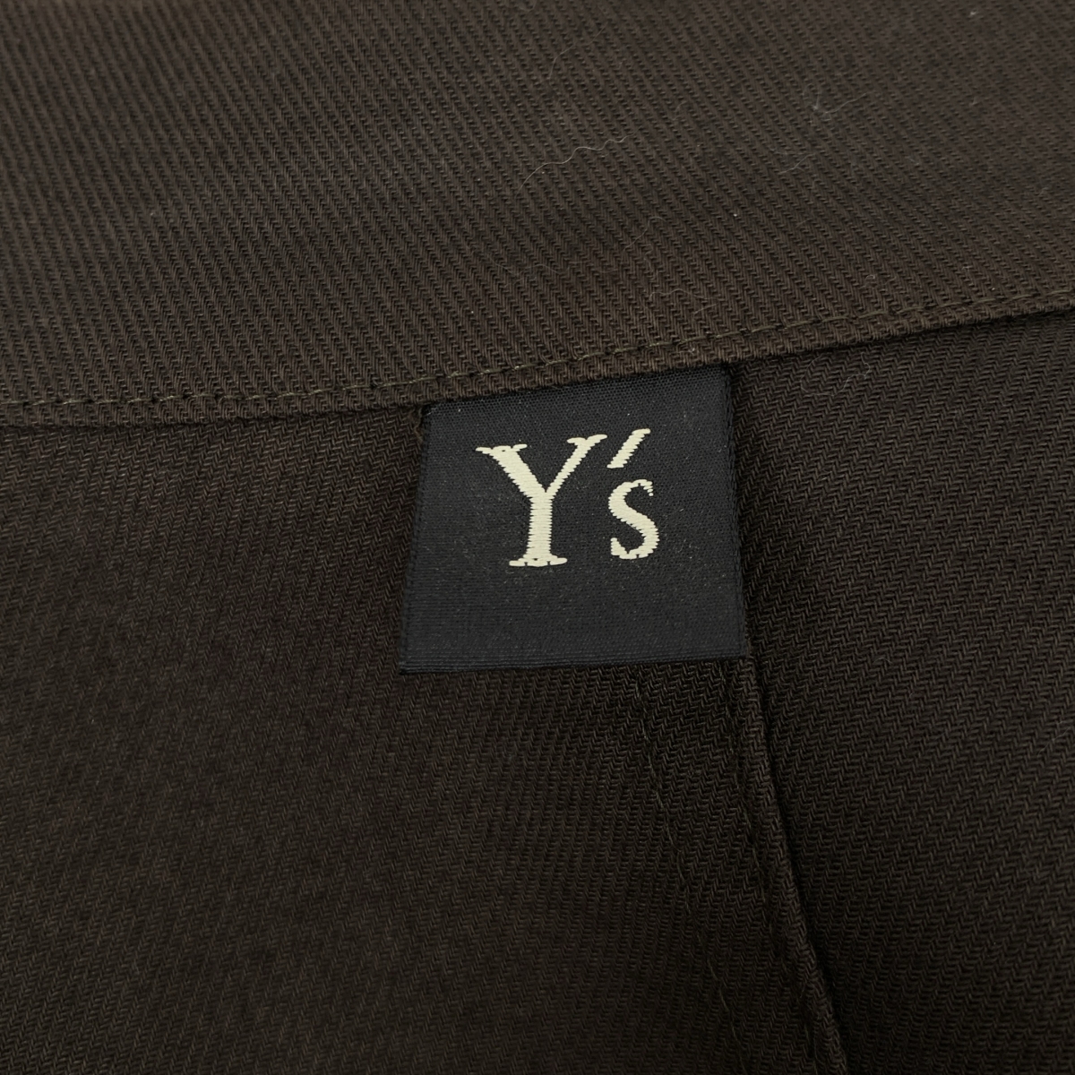 Y's / ワイズヨウジヤマモト フロントフックデザイン ツイルコットン ジャケット
