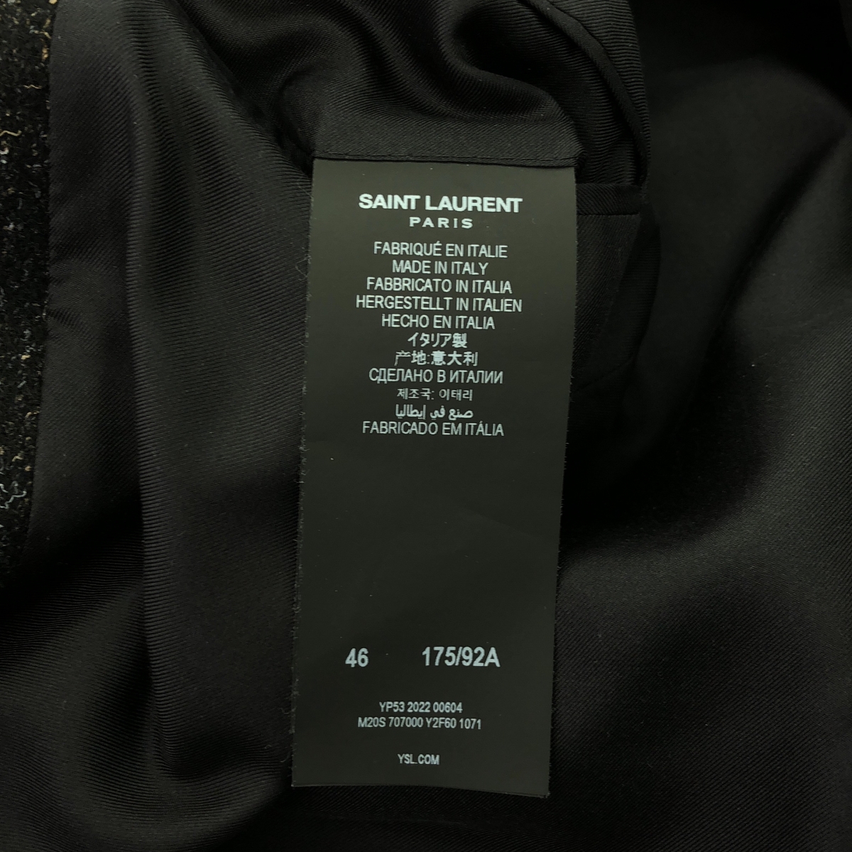 SAINT LAURENT PARIS / サンローランパリ ダブルブレスト チェスターコート