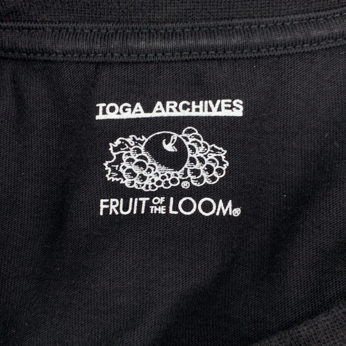 TOGA / トーガ fruit of the loom print t-shirt フルーツオブザルーム プリント Tシャツ