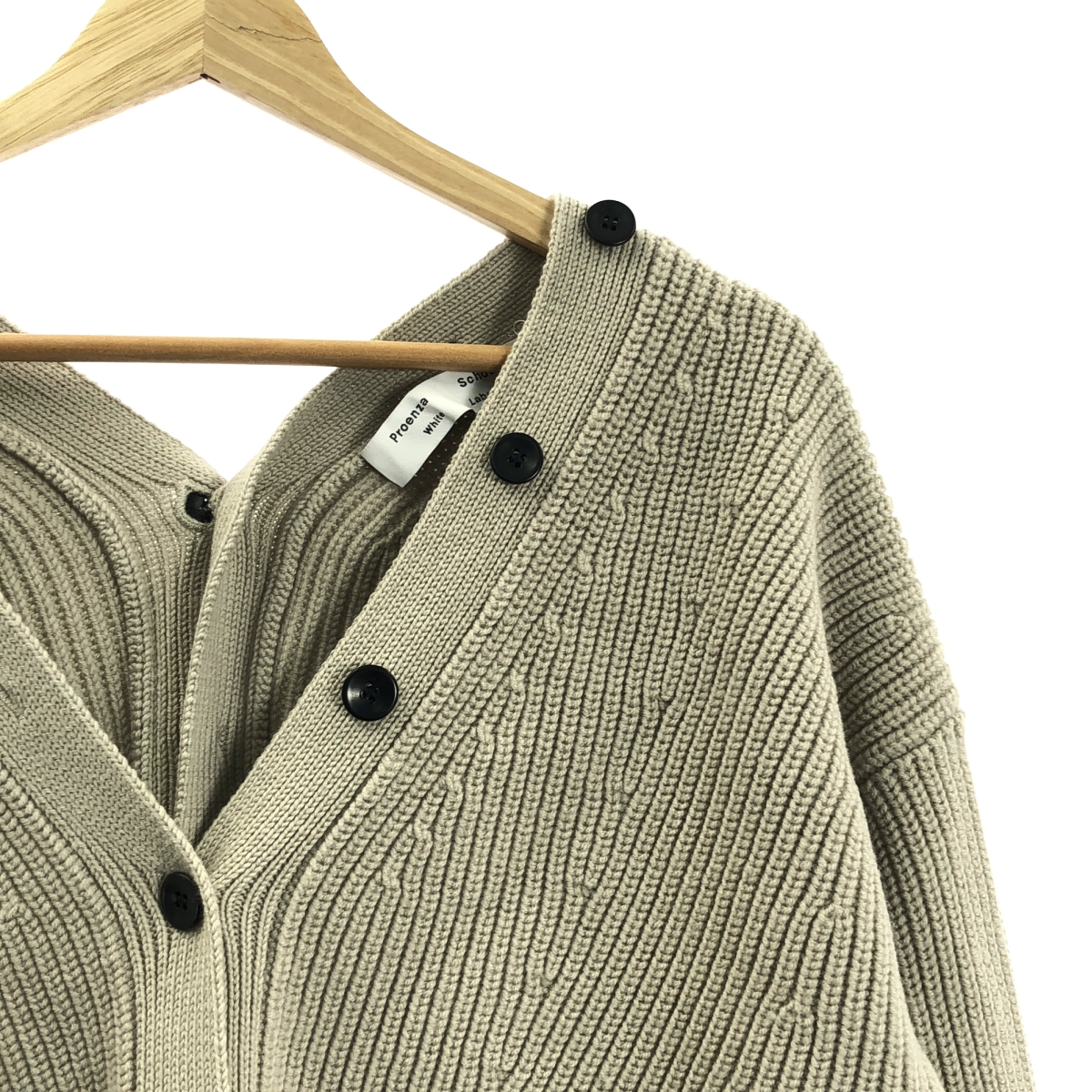 Proenza Schouler / プロエンザスクーラー Vネック リブ バイカラーニット