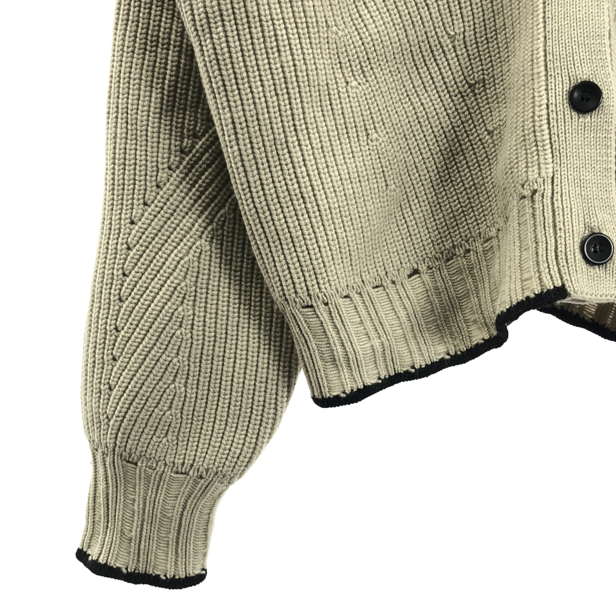 Proenza Schouler / プロエンザスクーラー Vネック リブ バイカラーニット