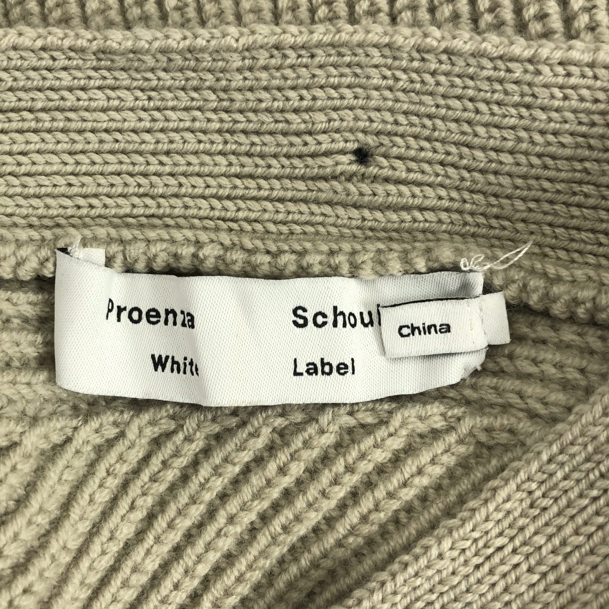 Proenza Schouler / プロエンザスクーラー Vネック リブ バイカラーニット