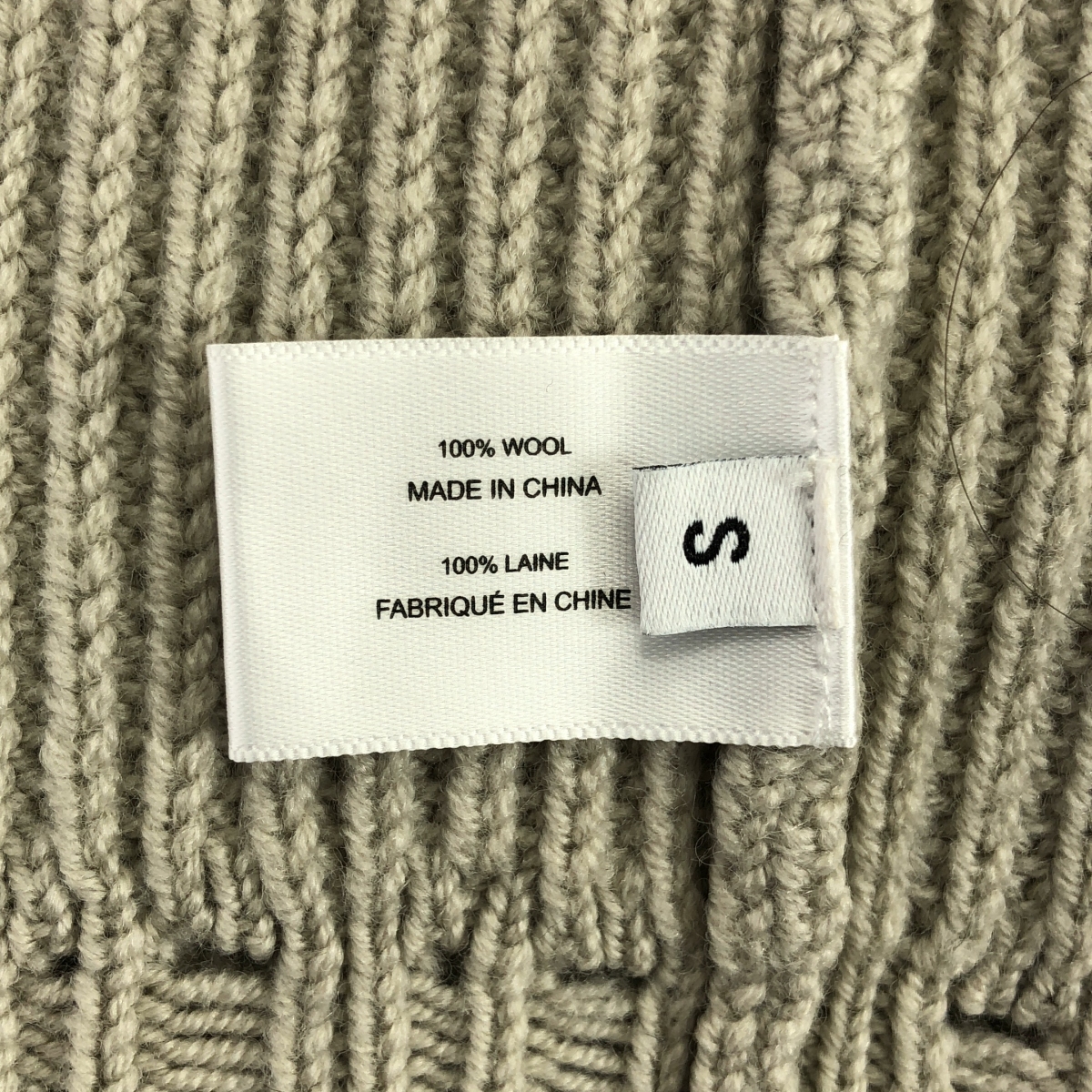 Proenza Schouler / プロエンザスクーラー Vネック リブ バイカラーニット