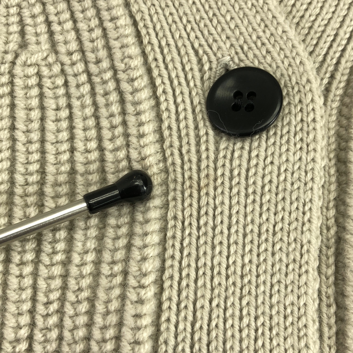 Proenza Schouler / プロエンザスクーラー Vネック リブ バイカラーニット