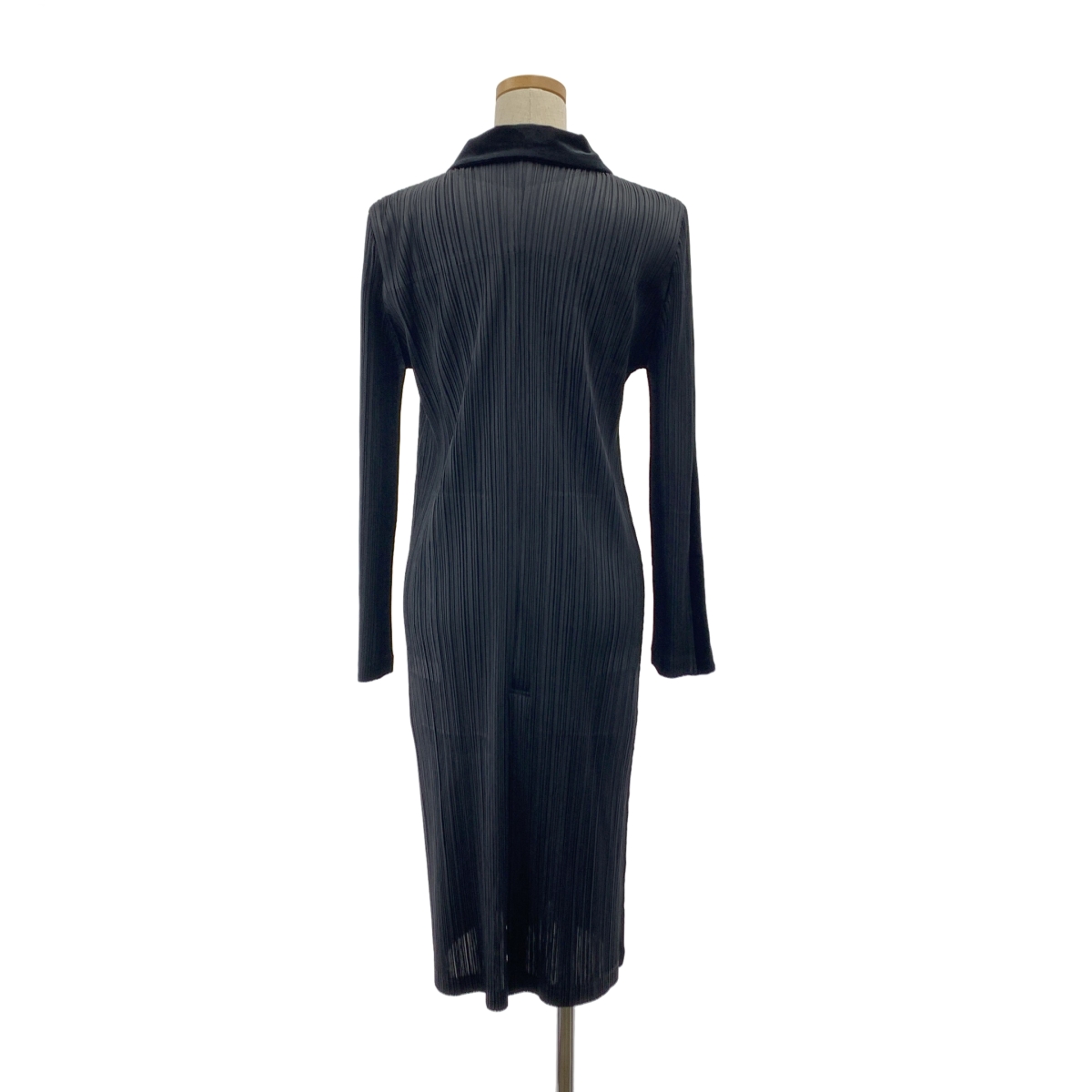 PLEATS PLEASE ISSEY MIYAKE / プリーツプリーズイッセイミヤケ ベロアカラー ロング ジャケット