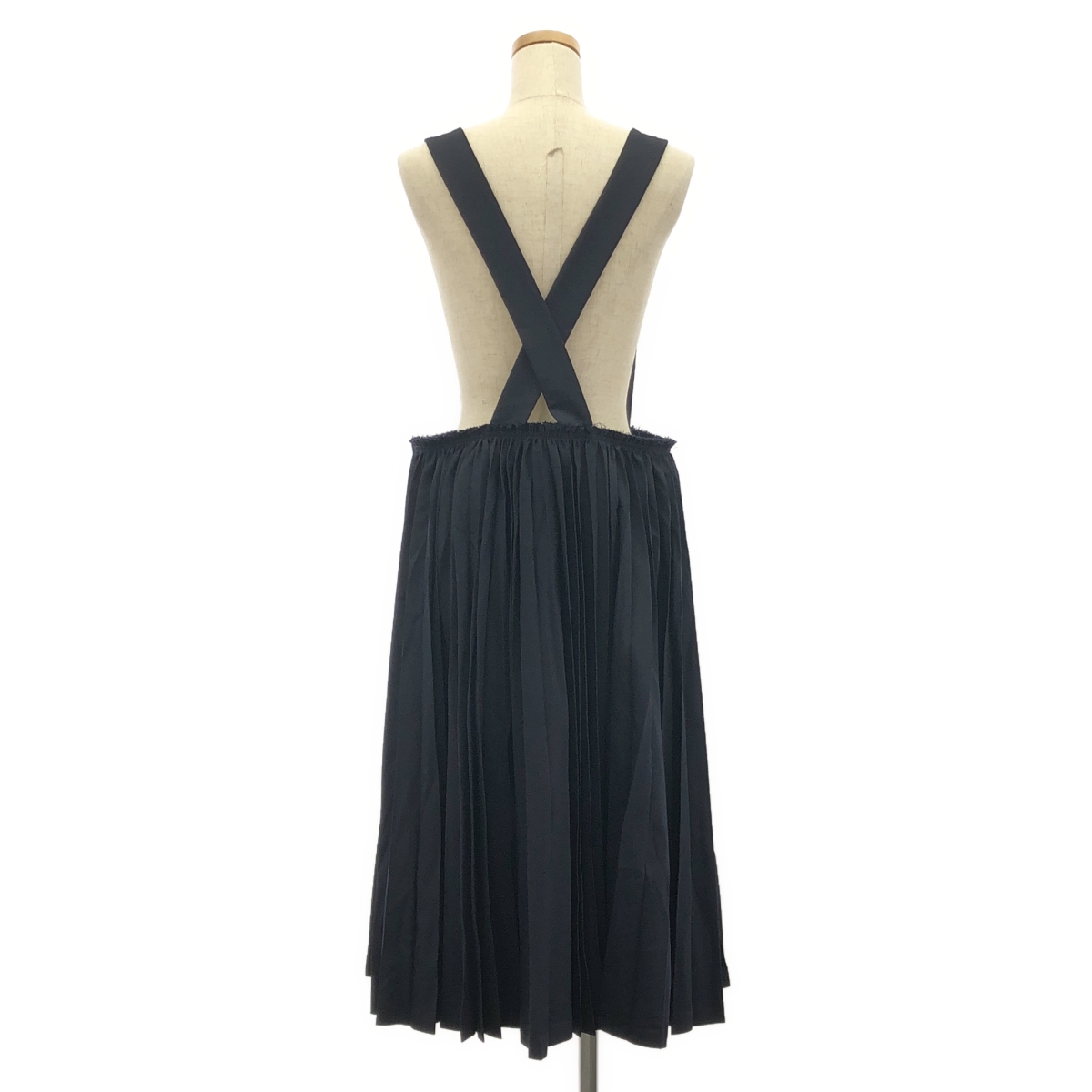 COMME des GARCONS COMME des GARCONS / コムコム ウール プリーツ加工 吊り ロング スカート