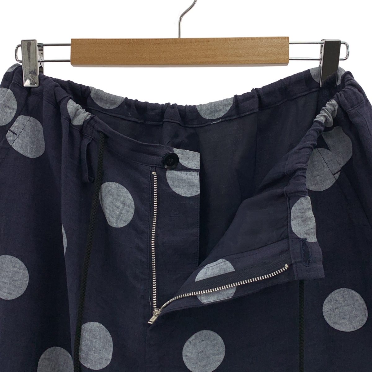 Y's / ワイズヨウジヤマモト ドット ドローストリング サルエル ワイド イージー パンツ / 総裏地