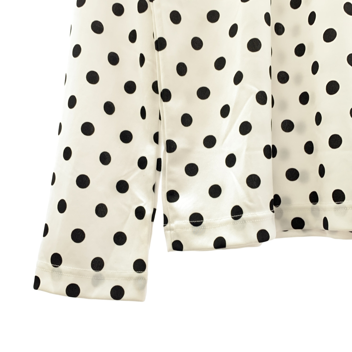 COMME des GARCONS / コムデギャルソン ポリエステル ドット ロングスリーブ カットソー