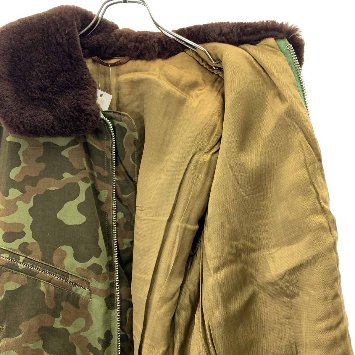 VINTAGE / ヴィンテージ古着 RUSSIAN ARMY ロシア軍 襟ボア 中綿 ブタンカモ ウィンターパイロット ジャケット