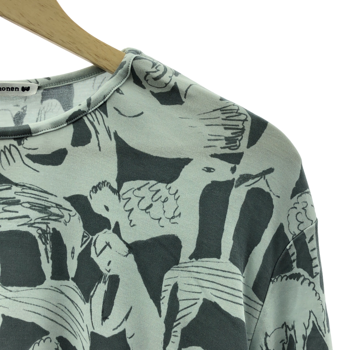 mina perhonen / ミナペルホネン life puzzle / ライフパズル 総柄 ストレッチ カットソー