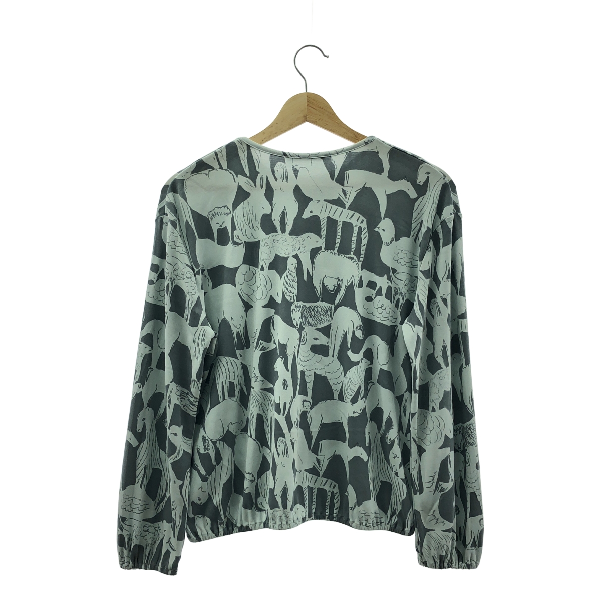 mina perhonen / ミナペルホネン life puzzle / ライフパズル 総柄 ストレッチ カットソー