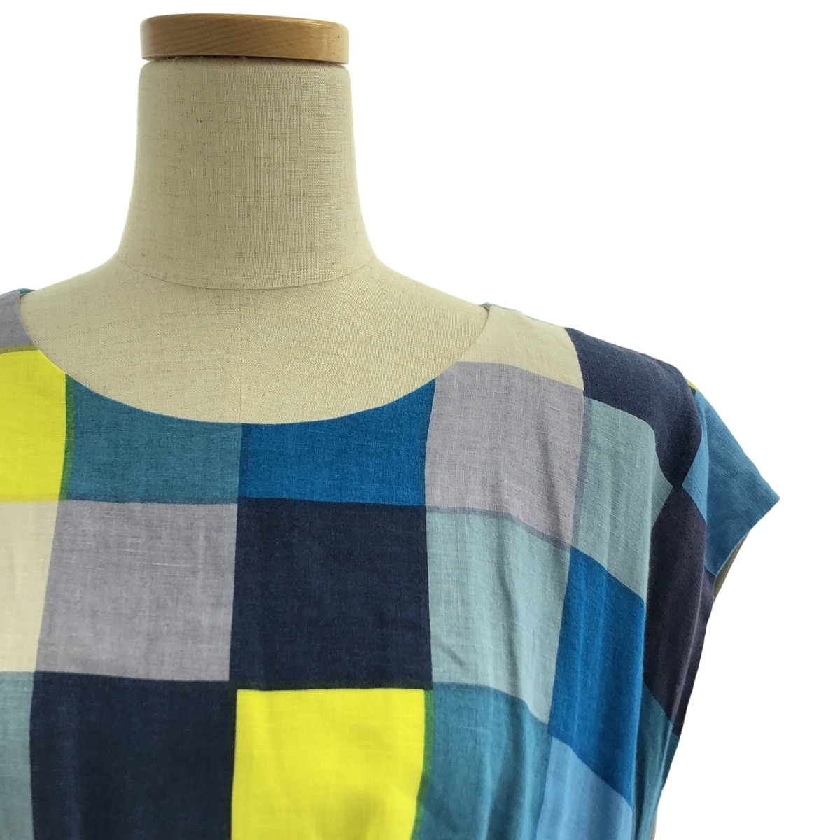 mina perhonen / ミナペルホネン jelly / ジェリー ギャザー ボリューム ワンピース / 総裏地