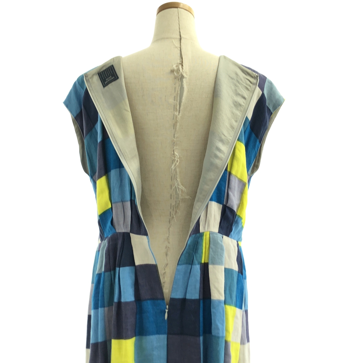 mina perhonen / ミナペルホネン jelly / ジェリー ギャザー ボリューム ワンピース / 総裏地