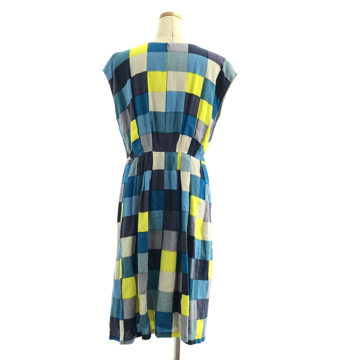 mina perhonen / ミナペルホネン jelly / ジェリー ギャザー ボリューム ワンピース / 総裏地