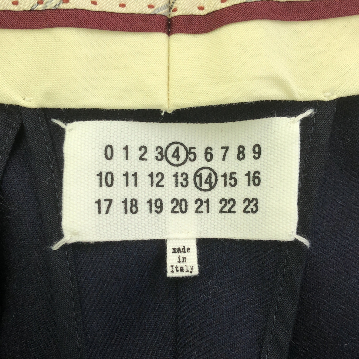 Maison Margiela / メゾンマルジェラ ウール Mボタン スラックスパンツ