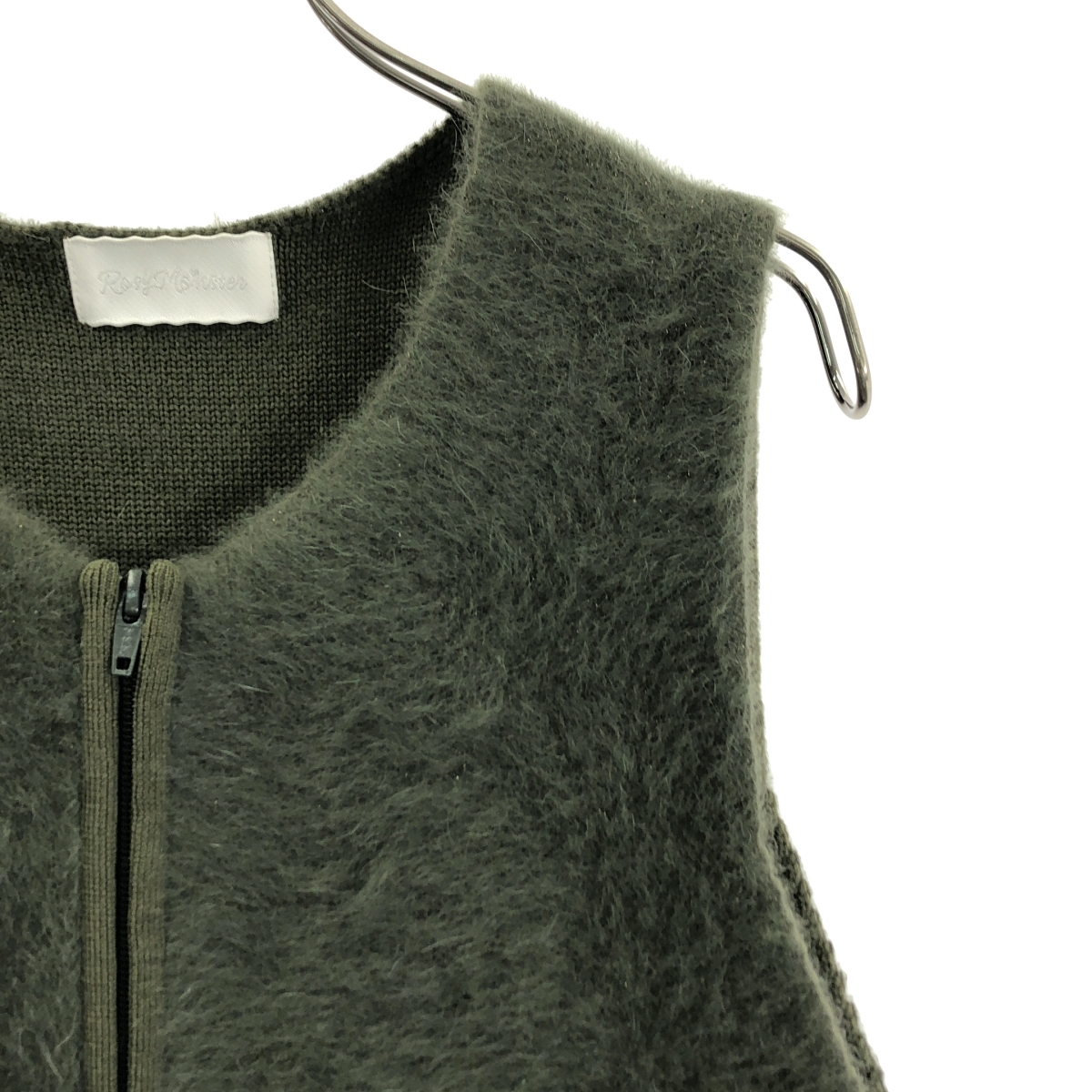 その他 カシミヤ ブレンド ジップ ベスト