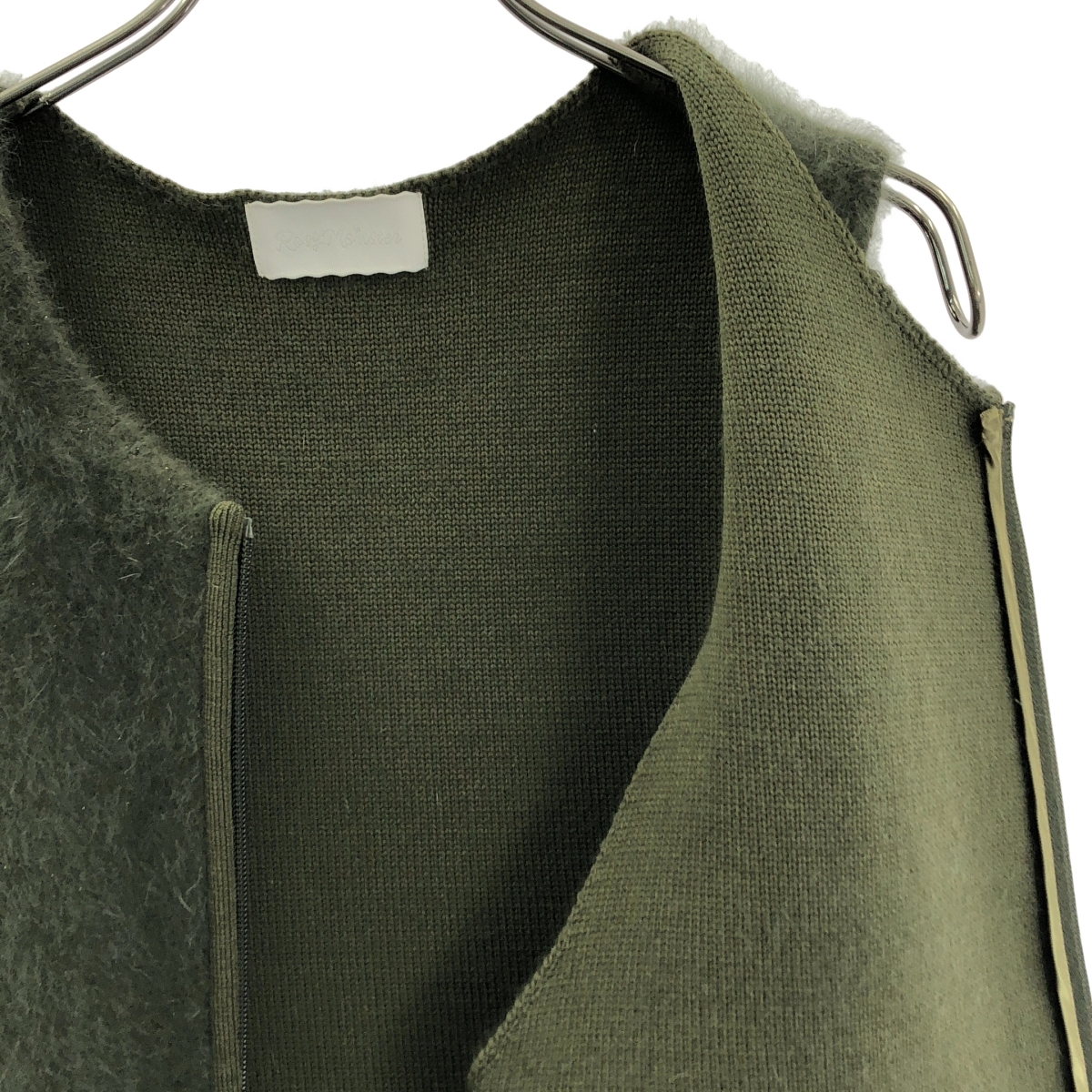 その他 カシミヤ ブレンド ジップ ベスト