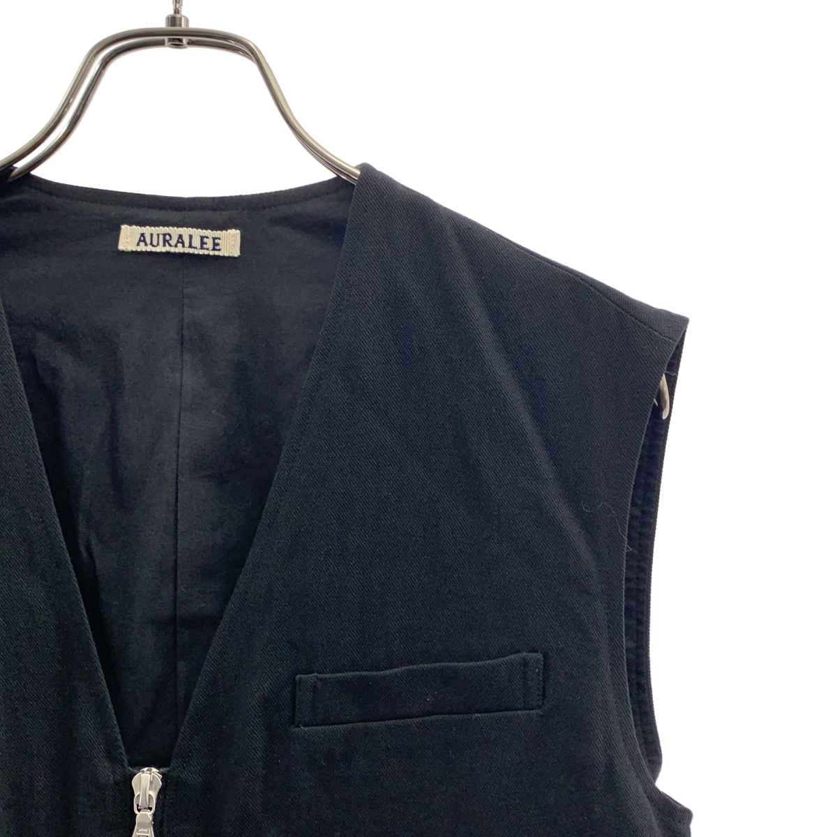 AURALEE / オーラリー HARD TWIST JUMPSUIT / ジップ ワイド ジャンプスーツ