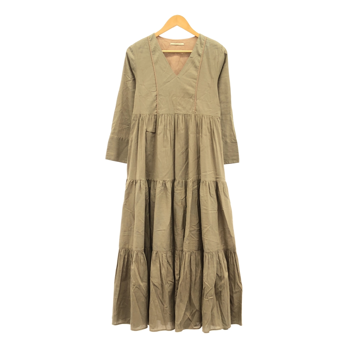 ne Quittez pas / ヌキテパ ティアード ギャザー ボリューム ポケット付き ドレス ワンピース