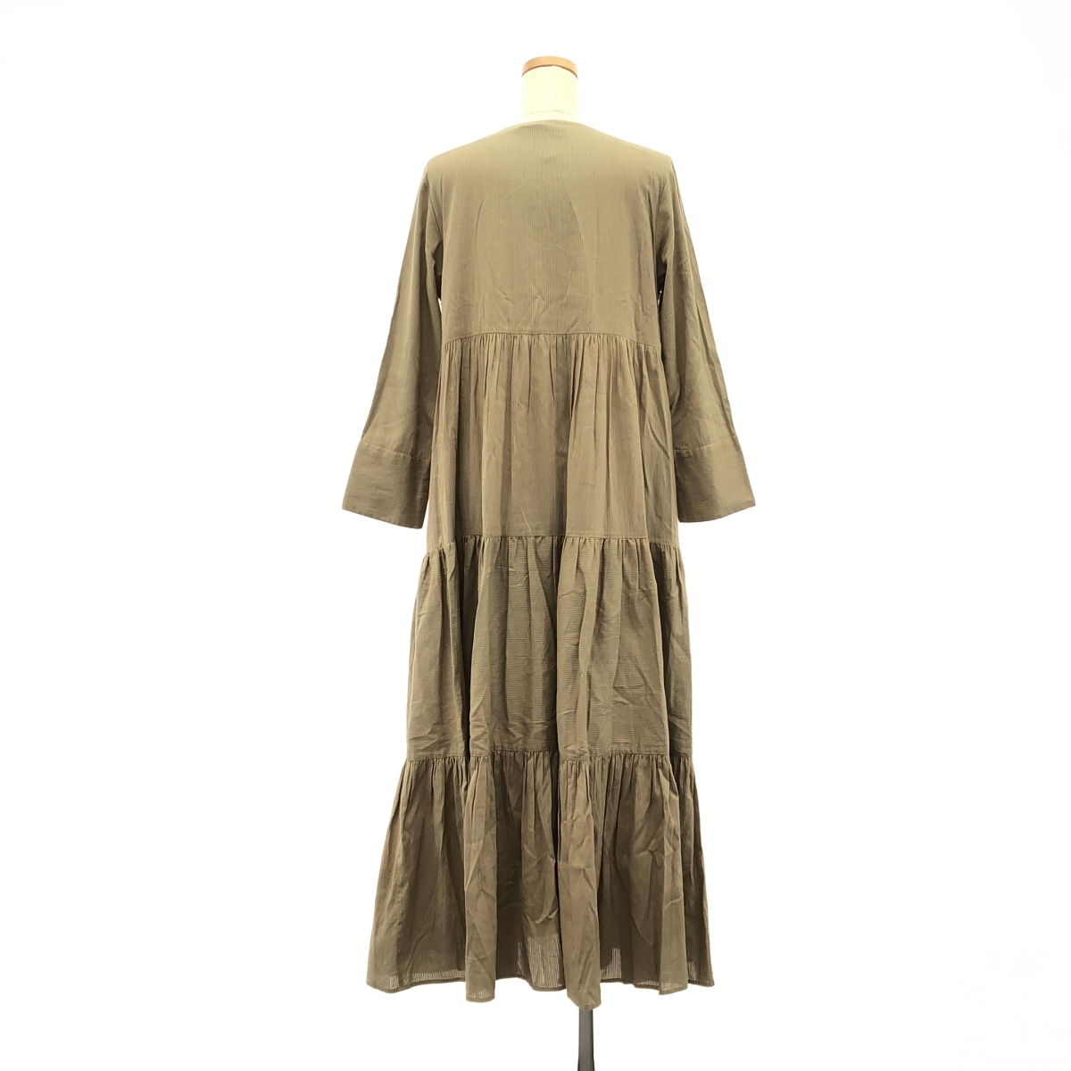 ne Quittez pas / ヌキテパ ティアード ギャザー ボリューム ポケット付き ドレス ワンピース