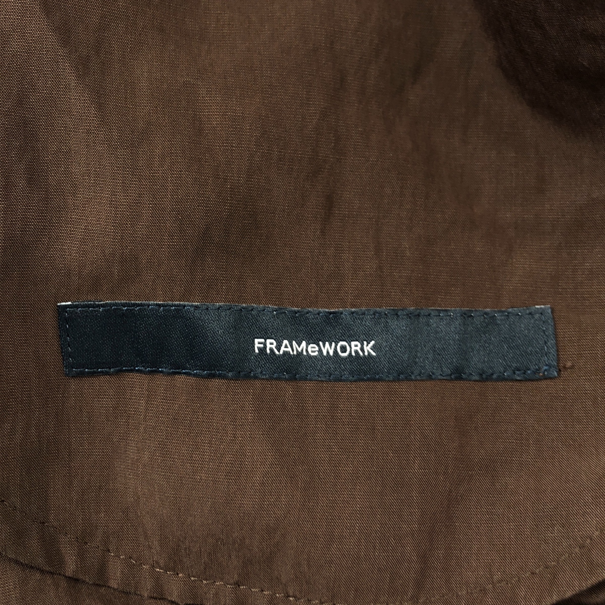 Framework / フレームワーク フィブリル ポプリン サック ドレス ワンピース