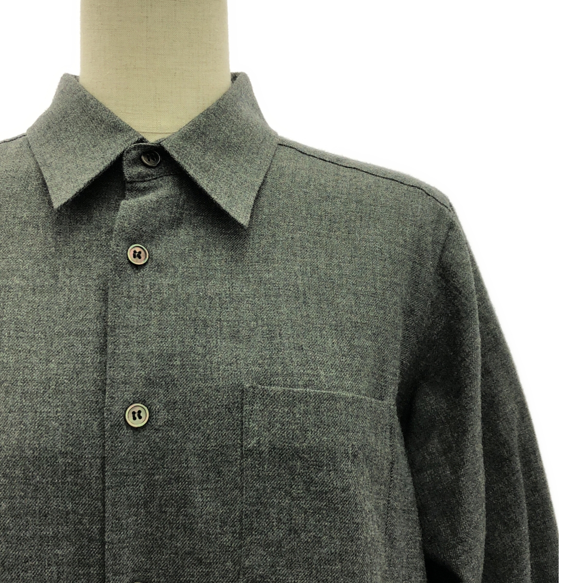 JUNYA WATANABE COMME des GARCONS / ジュンヤワタナベ ウール プリーツ シャツ ワンピース