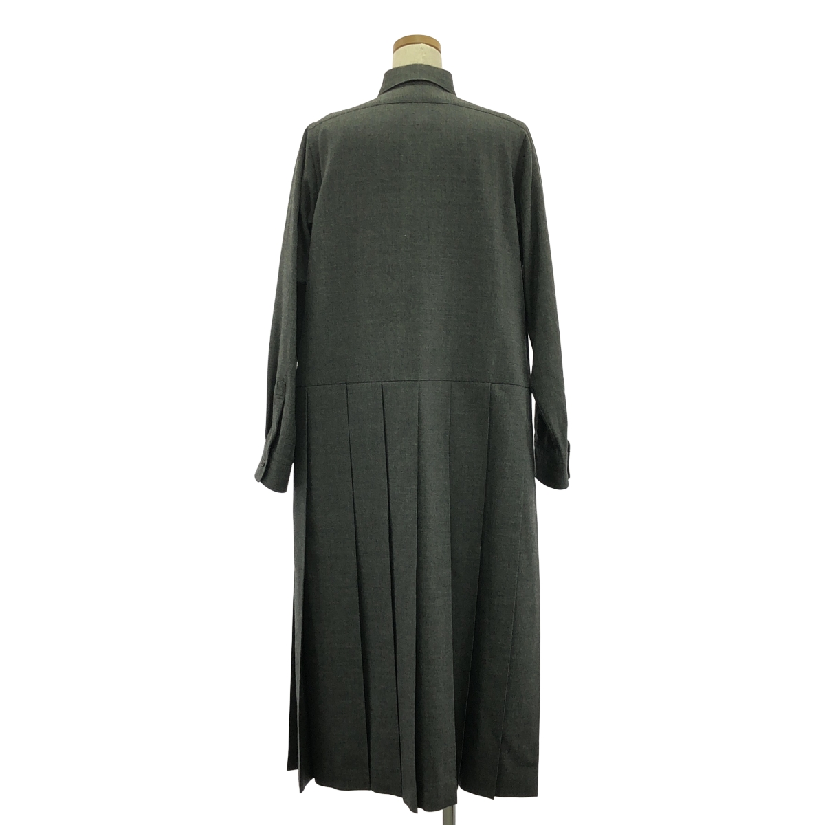 JUNYA WATANABE COMME des GARCONS / ジュンヤワタナベ ウール プリーツ シャツ ワンピース