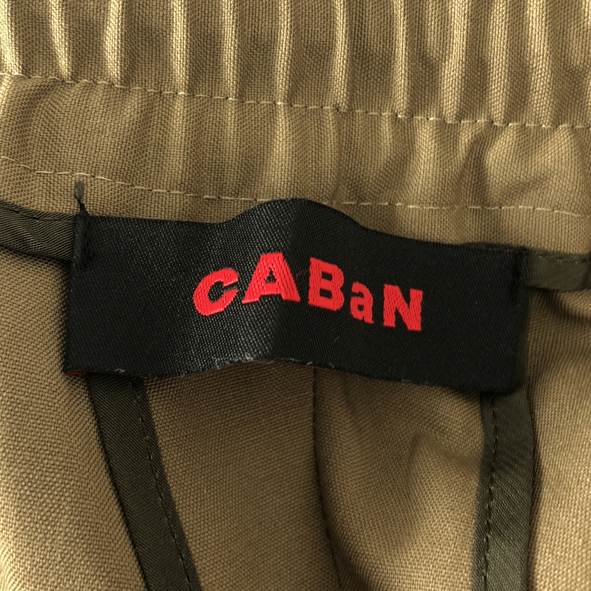 CABaN / キャバン ウール タイプライター テーパードパンツ