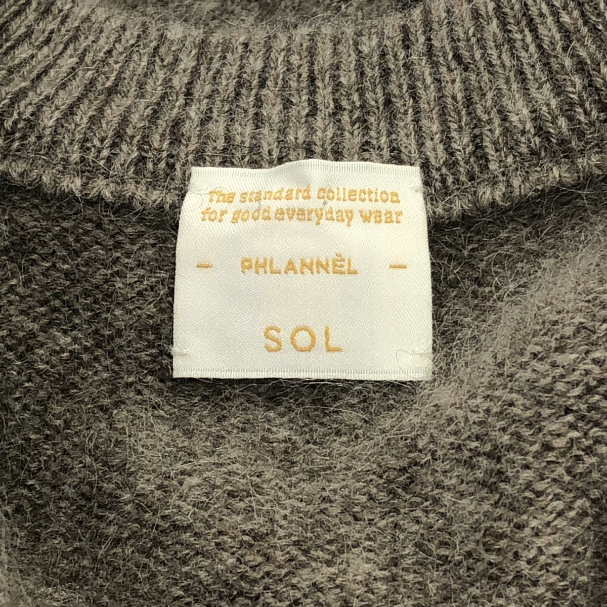 Phlannel / フランネル Wool Yak V-neck Knit ヤク Vネック ニット