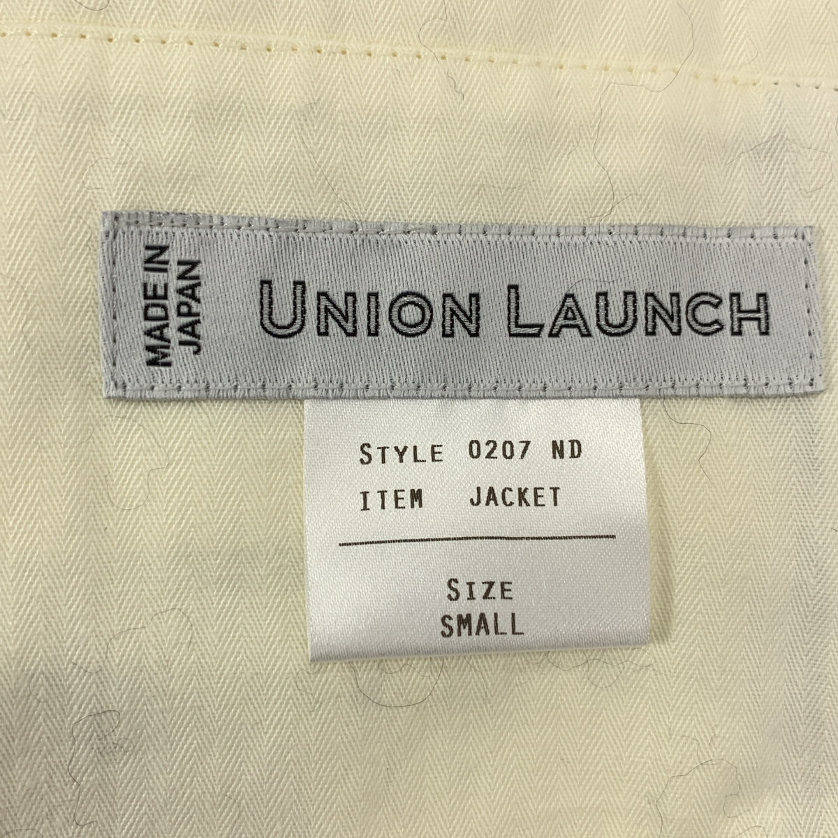 UNION LAUNCH / ユニオンランチ 太畝 コーデュロイ シングルジャケット / 総裏地