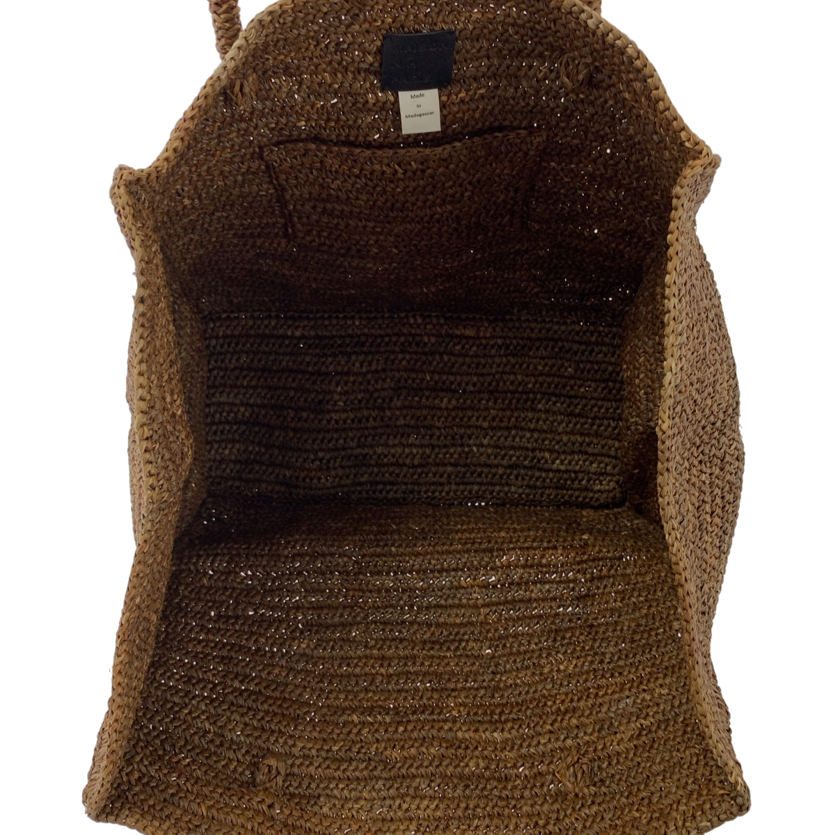 MAISON N.H PARIS / メゾンエヌアッシュパリ Avril Bag  ラフィア スクエア トートバッグ