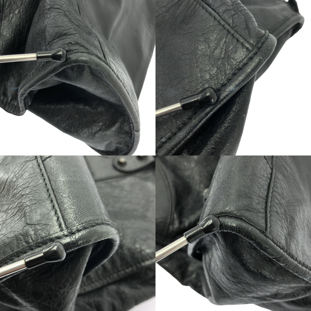 BALENCIAGA / バレンシアガ THE WORK ザ ワーク / エディターズ レザー ハンドバッグ