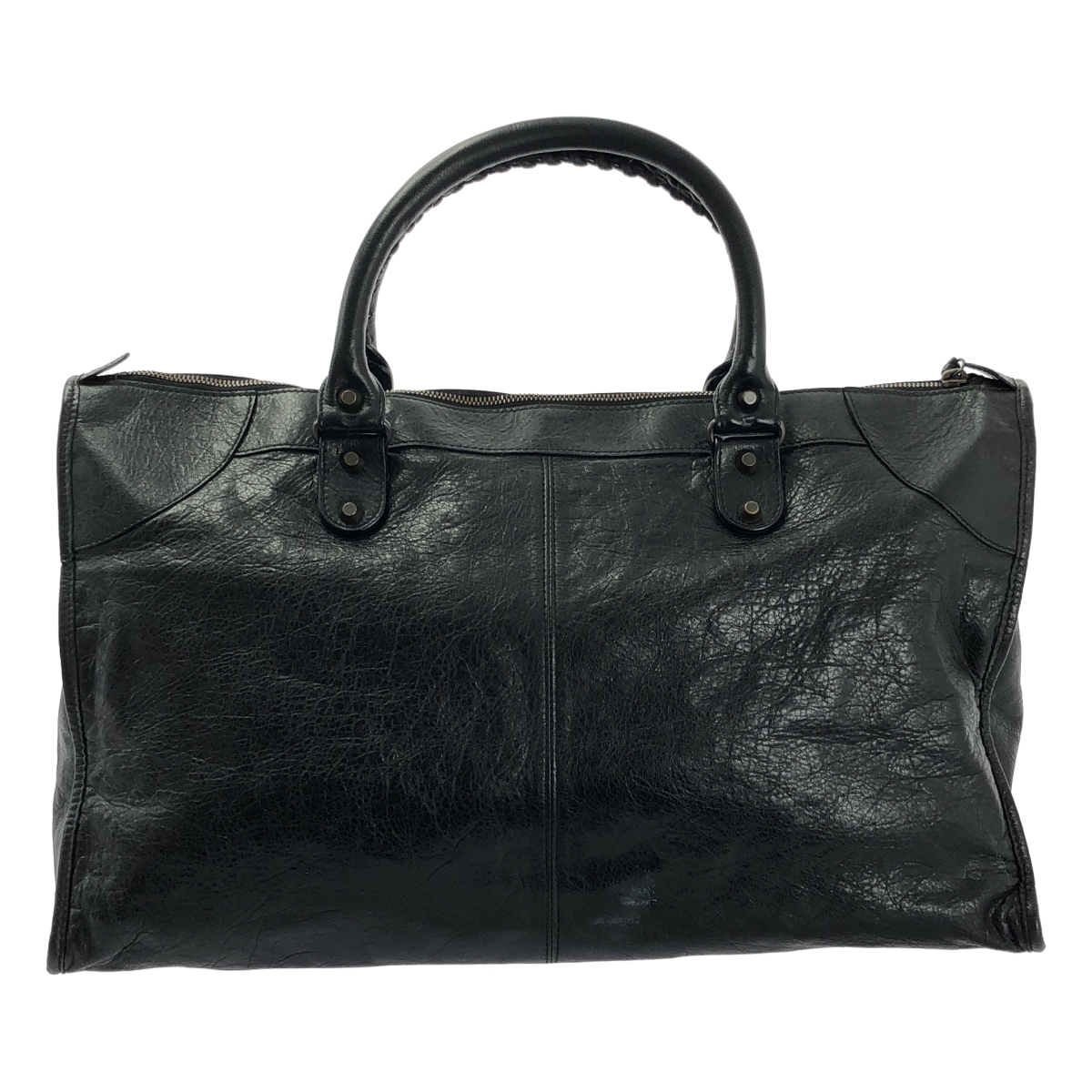 BALENCIAGA / バレンシアガ THE WORK ザ ワーク / エディターズ レザー ハンドバッグ
