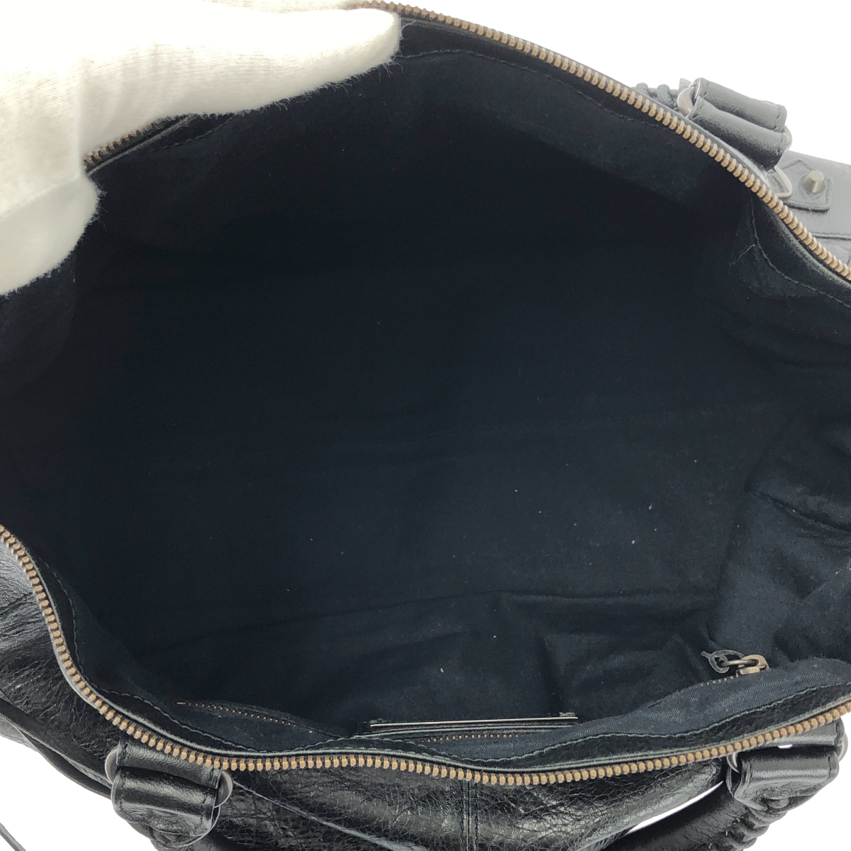 BALENCIAGA / バレンシアガ THE WORK ザ ワーク / エディターズ レザー ハンドバッグ