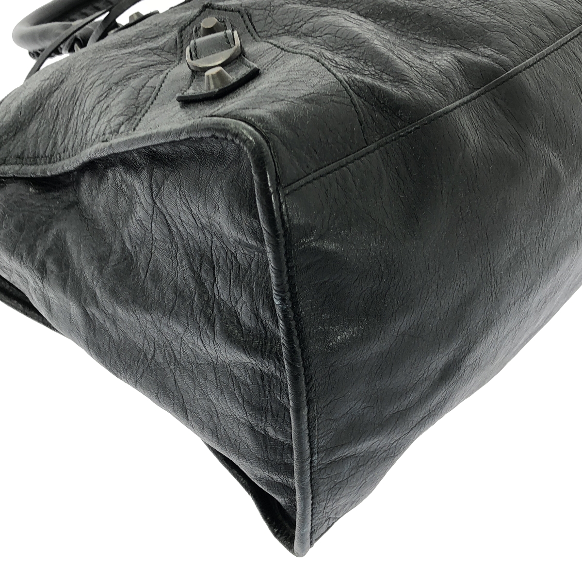 BALENCIAGA / バレンシアガ THE WORK ザ ワーク / エディターズ レザー ハンドバッグ