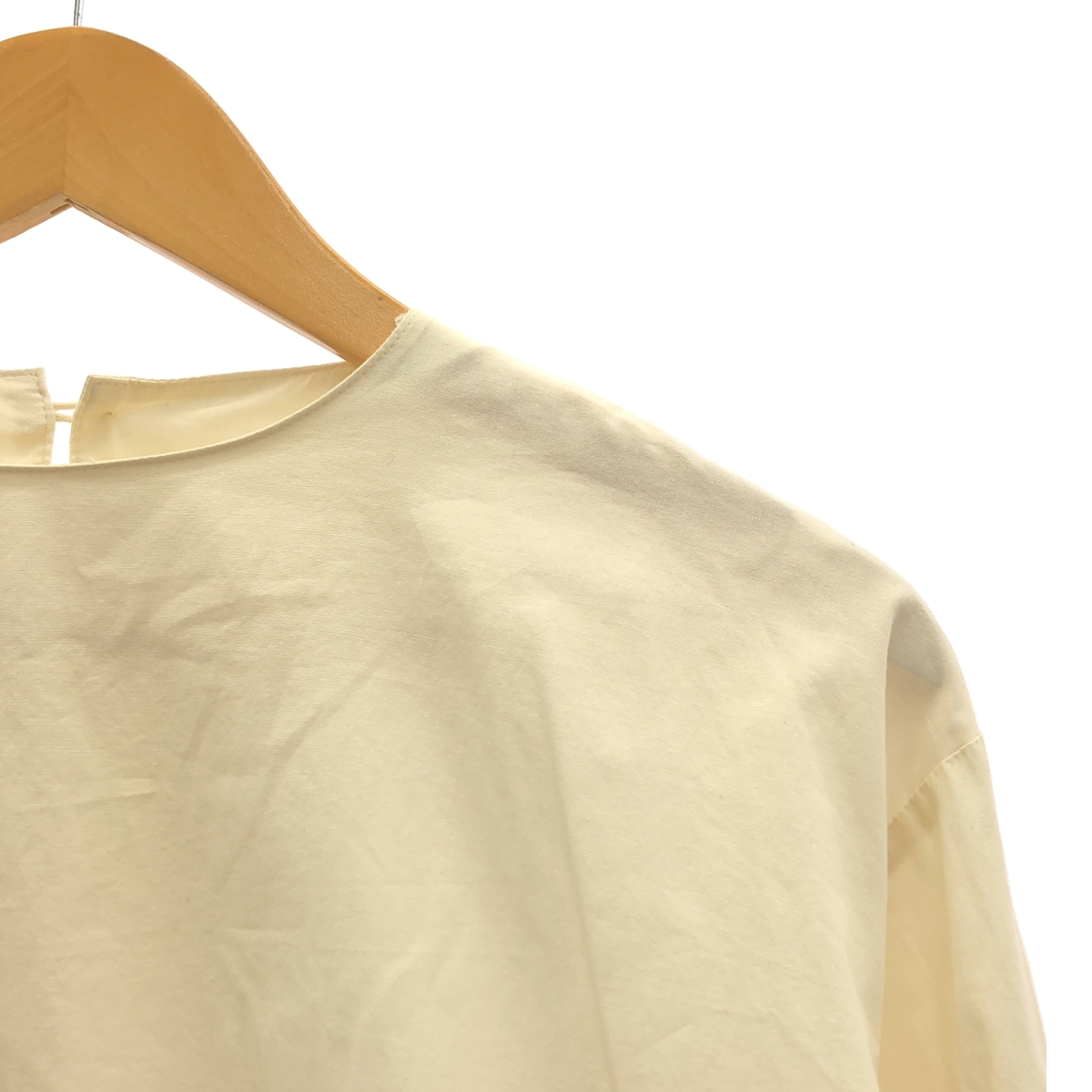 madder madder / マダマダ レース切替 コットン ギャザーブラウス