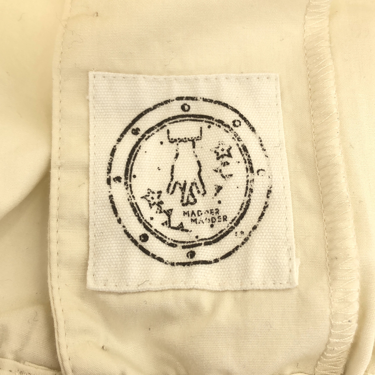 madder madder / マダマダ レース切替 コットン ギャザーブラウス