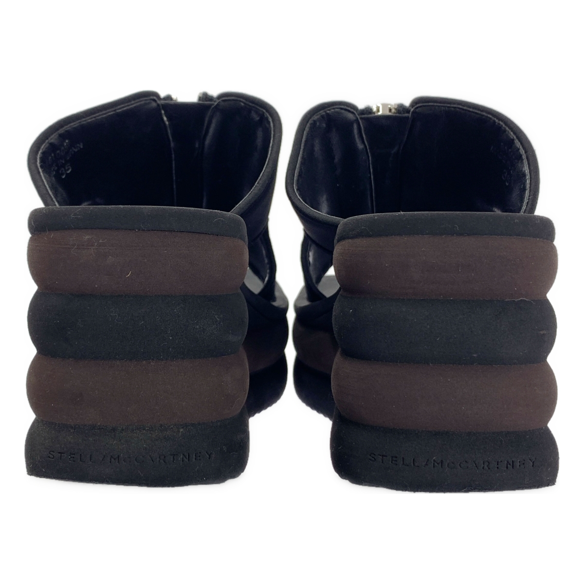 STELLA McCARTNEY / ステラマッカートニー SLIDE STRETCH SCUBA / ロゴジップ プラットフォーム サンダル