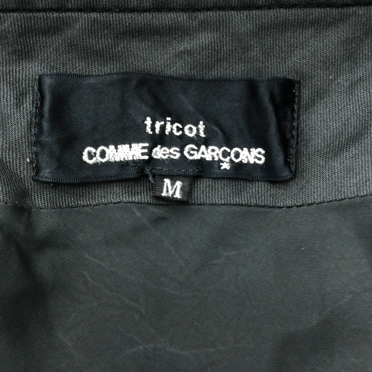 tricot COMME des GARCONS / トリココムデギャルソン ウール サイドジップ ロングスカート / 総裏地