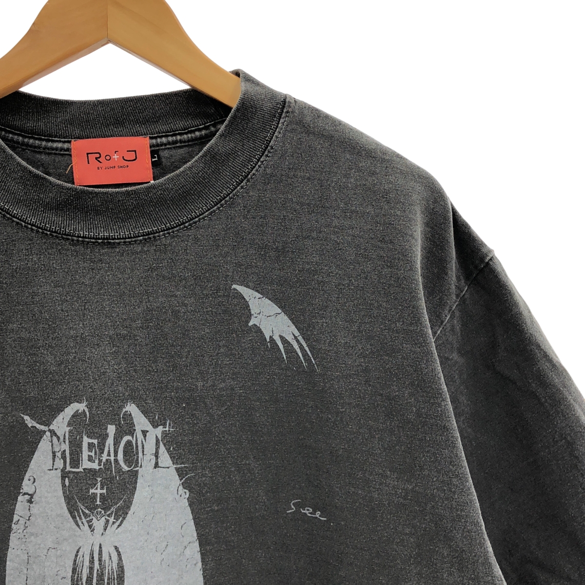 その他 ヴィンテージ加工 BLEACH 両面プリント Tシャツ