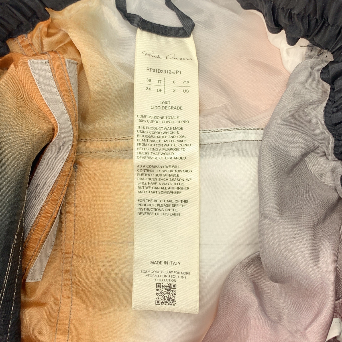 Rick Owens / リックオウエンス LIDO DEGRADE ワイドレッグ パンツ