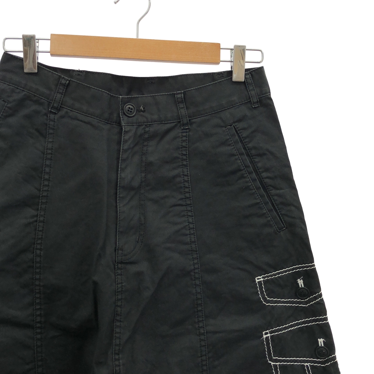 COMME des GARCONS / コムデギャルソン コットン ステッチワーク サルエル ショートパンツ ショーツ