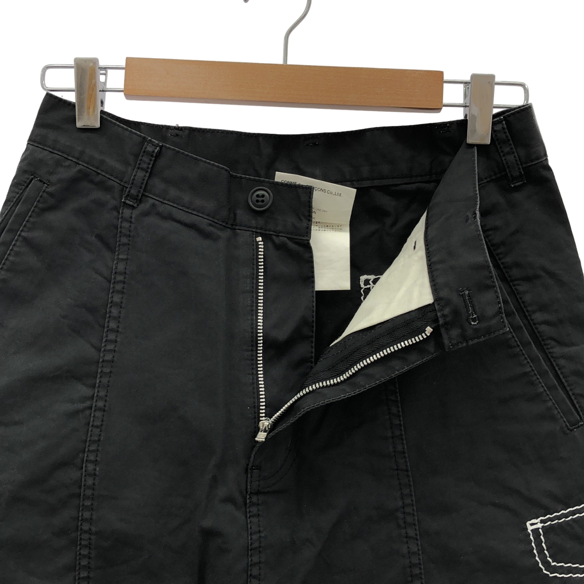 COMME des GARCONS / コムデギャルソン コットン ステッチワーク サルエル ショートパンツ ショーツ