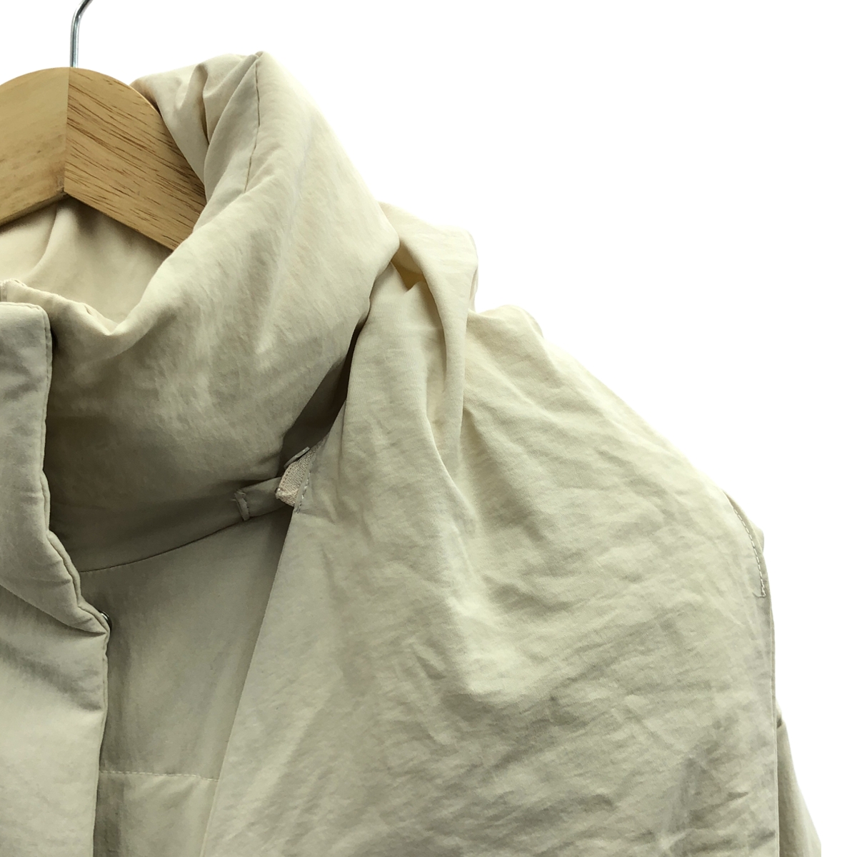 CASA FLINE / カーサフライン フードマフラー付き 中綿 コート