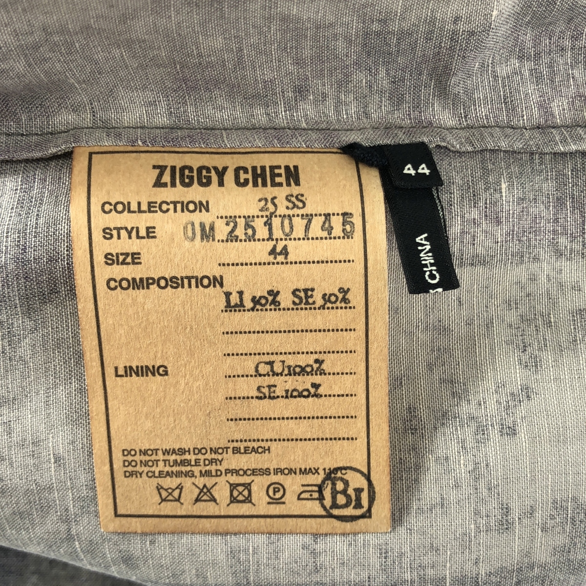 ziggy chen / ジギーチェン Digital Print Long Shirt / 総柄 オーバー シャツ