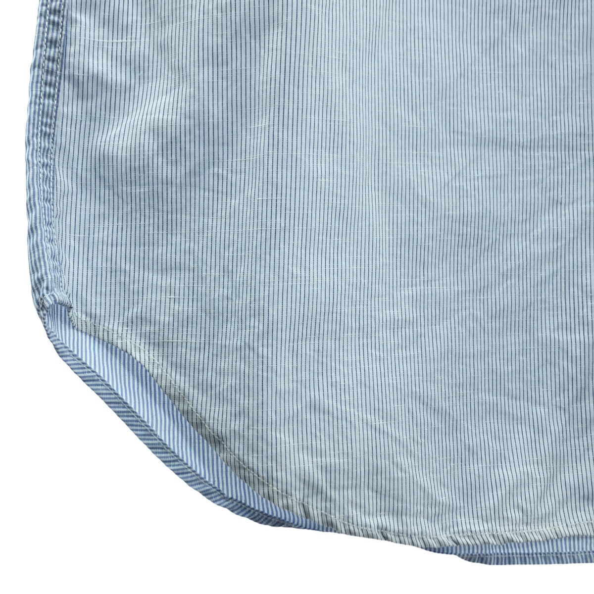 COMME des GARCONS HOMME / コムデギャルソンオム コットン リネン ストライプ レギュラーカラー シャツ